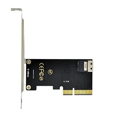 cablecc PCI-E 4X auf U.2 U2 Kit SFF-8639 auf SFF-8654 Slimline SAS NVME PCIe SSD Adapter für Mainboard von cablecc