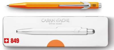CARAN D, ACHE Druckkugelschreiber 849 POPLINE FLUO, orange von caran d, ache