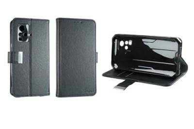 caseroxx Handy Hülle Tasche kompatibel mit Blackview BV4800 Bookstyle-Case Wallet Case in schwarz von caseroxx