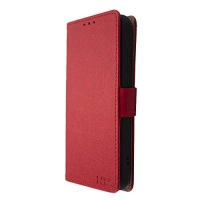 caseroxx Handy Hülle Tasche kompatibel mit Blackview BV5500 / BV5500 Pro Bookstyle-Case Wallet Case in rot von caseroxx