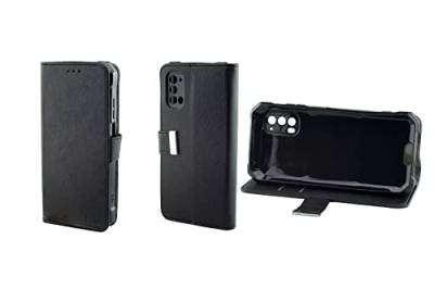 caseroxx Handy Hülle Tasche kompatibel mit Blackview BV7100 Bookstyle-Case Wallet Case in schwarz von caseroxx