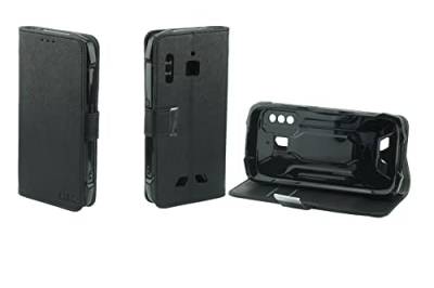 caseroxx Handy Hülle Tasche kompatibel mit Cubot King Kong 6 Bookstyle-Case Wallet Case in schwarz von caseroxx