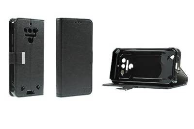 caseroxx Handy Hülle Tasche kompatibel mit Oukitel WP23 Bookstyle-Case Wallet Case in schwarz von caseroxx