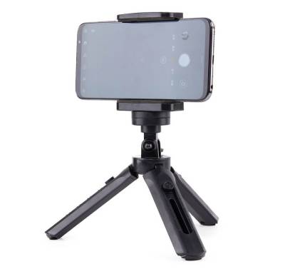cofi1453 Mini-Telefonständer Kamera-Stativ Selfie-Stick GoPro Griff schwarz Selfiestick von cofi1453