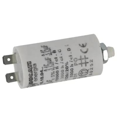 cyclingcolors AnlaufKondensator MotorKondensator 3,15µF 450V Ø25mm 49mm M8 Kondensator Elektromotor Kompressor Rasenmäher von cyclingcolors