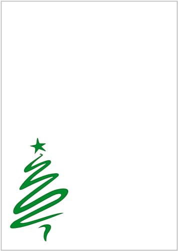 DIN A4 Briefpapier Weihnachten - Papier Xmas - 20 Blatt - Motiv Nr. 143 | 120g/m² von deLuxeTuning.de