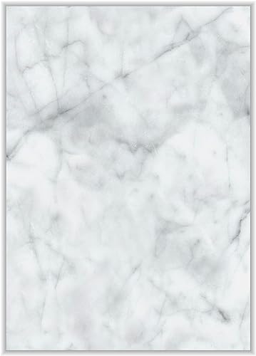DIN A4 Briefpapier marmoriert - Marmor-Papier - 20 Blatt - Motiv Nr. 036 | 100g/m² von deLuxeTuning.de