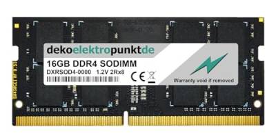 dekoelektropunktde 16GB RAM Speicher passend für Acer Aspire 3 A315-59G-50P1 DDR4 SO-DIMM PC4 von dekoelektropunktde