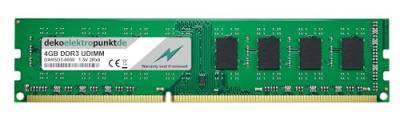 dekoelektropunktde 4GB RAM Speicher passend für HP-Compaq Pavilion p6-2112er (DDR3-10600 - Non-ECC), Arbeitsspeicher UDIMM DDR3 PC3 von dekoelektropunktde