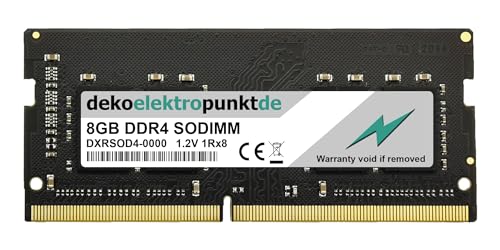dekoelektropunktde 8GB RAM Speicher passend für Schenker XMG A517-chr DDR4 SO-DIMM PC4-19200 2400MHz von dekoelektropunktde