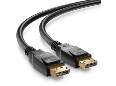 deleyCON deleyCON 5m DisplayPort 8K Kabel 1.4 1080P 4K 8K UHD HBR3 HDR10 DSC Video-Kabel von deleyCON