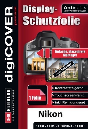 digiCOVER Premium Monitordisplayschutzfolie für Nikon Coolpix S9300 (Antireflex) von digiCOVER