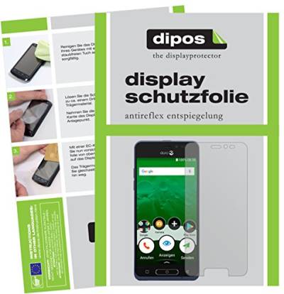 dipos I 6X Schutzfolie matt kompatibel mit Doro 8035 Folie Displayschutzfolie von dipos