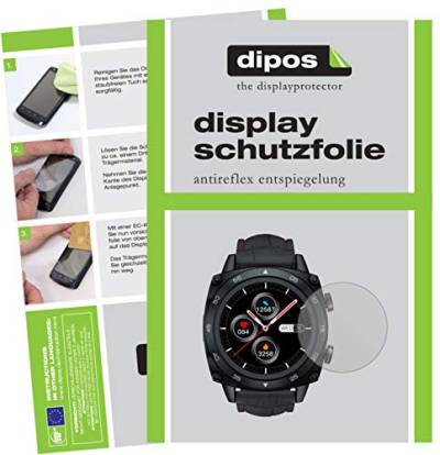 dipos I Schutzfolie matt kompatibel mit Cubot C3 Smartwatch Displayschutz-Folie von dipos