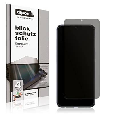 dipos I Sichtschutz-Folie matt kompatibel mit Samsung Galaxy M33 Blickschutzfolie Display-Schutzfolie Privacy-Filter (Kleiner als das Glas, da Dieses gewölbt ist) von dipos