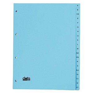 dots Ordnerregister Vollformat A-Z blau 20-teilig, 5 Satz von dots