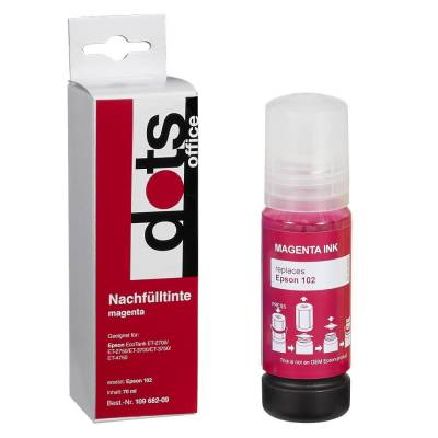 dots Tintenflasche kompatibel zu EPSON 102/T03R34 magenta von dots