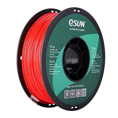 eSUN PLAPlus Filament, rot, 1,55 kg von eSUN