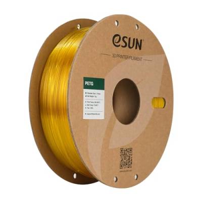 eSUN PETG Filament, 3D-Drucker, 1.75mm / 1kg - Gelb klar (yellow), PETG - 1,75mm / 1kg von eSun