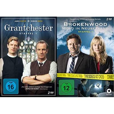 Grantchester Staffel 1 [2 DVDs] & Brokenwood - Mord in Neuseeland - Staffel 1 [2 DVDs] von edel