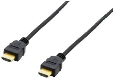 Equip HDMI Anschlusskabel HDMI-A Stecker 20.00m Schwarz 119375 vergoldete Steckkontakte HDMI-Kabel von equip