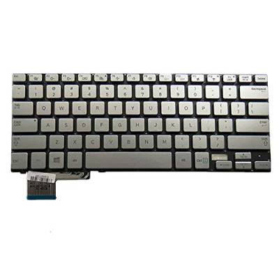 fqparts-cd Replacement Laptop Tastatur für for Samsung NP740U3E Silber Amerikanische Version von fqparts