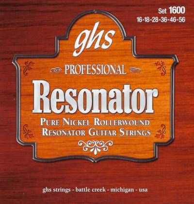 GHS Americana Series - Resonator String Set, Regular, .017-.056 von ghs