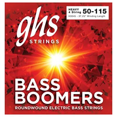 GHS Bass Boomers - H3045 - Bass String Set, 4-String, Heavy, .050-.115 von ghs