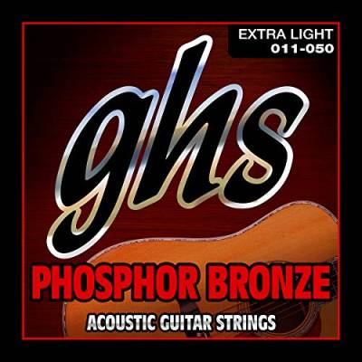 GHS Phosphor Bronze - S315 - Acoustic Guitar String Set, Extra Light, .011-.050 von ghs