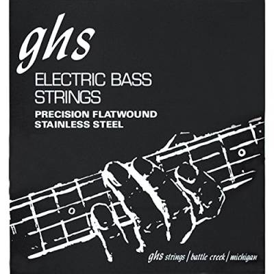 GHS Precision Flatwound - M3050 - Bass String Set, 4-String, Medium, .045-.105 von ghs