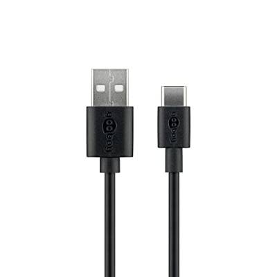 Goobay 59122 USB-C Kabel auf USB-A – Ladekabel mit 3 A für Smartphone und Tablet – 2 Meter von goobay