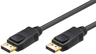 Goobay 65925 Vesa Zertifiziertes DisplayPort-Kabel 1.2 HBR2 Übertragungsrate, 4K Ultra HD für Monitore, Laptops, Beamer und vieles mehr, 5 Meter von goobay