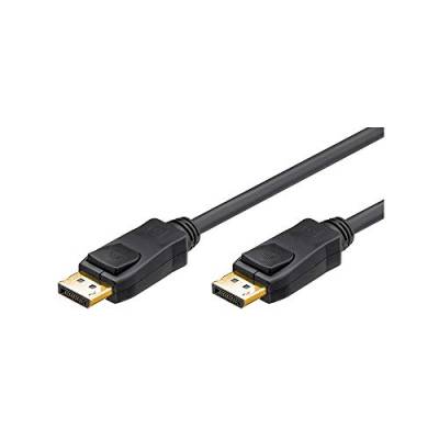 Goobay 68798 Vesa Zertifiziertes DisplayPort-Kabel 1.2 HBR2 Übertragungsrate, 4K Ultra HD für Monitore, Laptops, Beamer und vieles mehr, 1 Meter von goobay