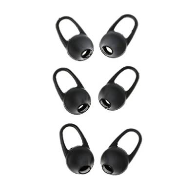 3 Paar Ersatz-Silikon-Ohrstöpsel, Headset, kabelgebunden, Eargel-Kopfhörer für 90 % In-Ear-Ohrstöpsel, Ohrpolster, weicher Schwamm, Kopfhörer, Vlies-Ohrenschützer von hero-s