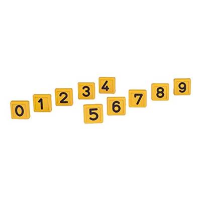 Horizont 31419-10 Blocknummern 2 GE für Halsmarkierungsbänder, Gelb von horizont