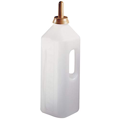 Horizont 38120025001 Kunststoff-Kälbertränke Flasche, Weiß, 2L von horizont