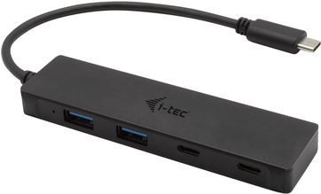 i-Tec - Hub - 2 x SuperSpeed USB3.0 + 2 x USB-C 3,1 Gen 1 - Desktop (C31HUBMETAL2A2C) von i-tec