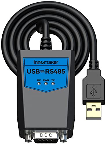 Industrieller USB 2.0 auf RS485 Konverter-Adapter basierend auf FTDI FT230 Chip, eingebauter ESD-Schutz, unterstützt Windows 11, 10, 8 XP Mac Os und Linux, unterstützt Raspberry Pi, ARM Board von innomaker