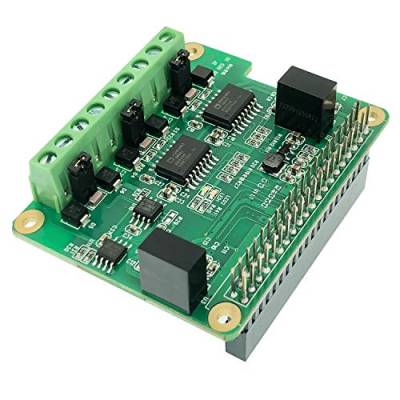 RS485 CAN HAT for Raspberry Pi Via SPI Onboard 1 x CAN Bus MCP2515 Transceiver 2 x RS485 Bus SC16IS1752, Signal and Power Isolated, ESD Protection Port, Stable Long-Distance Communication Module von innomaker