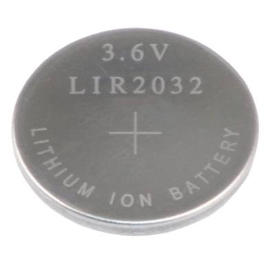 kraftmax LIR 2032 Knopfzellenakku 3.6V / Li-Ion / Backup Zelle Knopfzelle von kraftmax