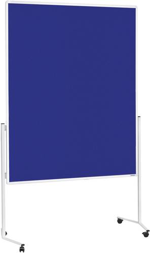 Magnetoplan Moderationstafel 2111103 (B x H) 1200mm x 1500mm Filz Blau, Weiß beidseitig verwendbar, von magnetoplan