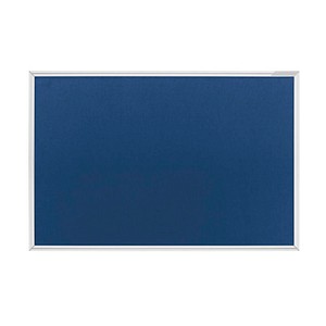 magnetoplan Pinnwand 150,0 x 100,0 cm Textil blau von magnetoplan