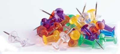 magnetoplan Pinnwand-Nadeln, farbig, Inhalt: 50 Stück von magnetoplan