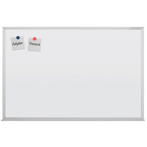 magnetoplan Whiteboard 90,0 x 60,0 cm weiß lackierter Stahl von magnetoplan