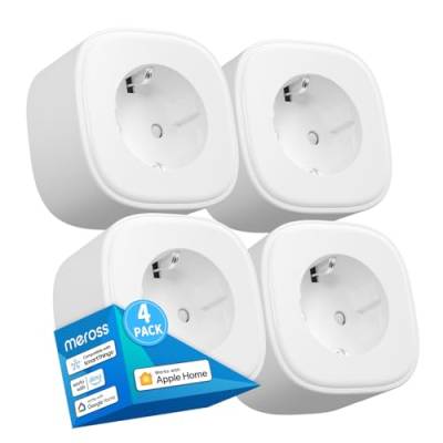 meross WLAN Steckdose, Smart Plug kompatibel mit Alexa, Apple HomeKit, Google Assistant und SmartThings, Timer und Fernbedienung (4) von meross