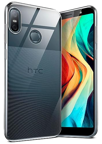 moex Aero Case kompatibel mit HTC U12 Life - Hülle aus Silikon, komplett transparent, Klarsicht Handy Schutzhülle Ultra dünn, Handyhülle durchsichtig einfarbig, Klar von moex