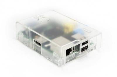 Raspberry Pi Gehäuse (Achtung: Nicht geeignet für B+/Pi2/Pi3/Pi4!) - belüftet, klar/durchsichtiges Plexiglas Case, Hersteller: Multicomp von multicomp
