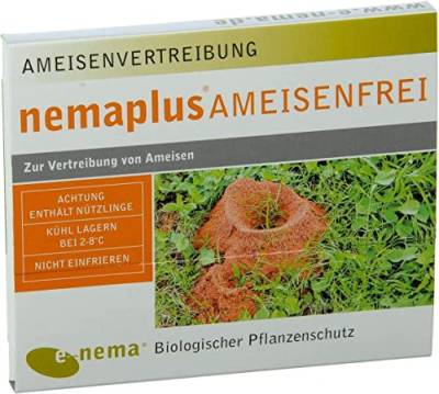 nemaplus® Ameisenfrei SF Nematoden zur Bekämpfung von Ameisen - 50 Mio. für 50m² oder 50 Ameisennester von nemaplus