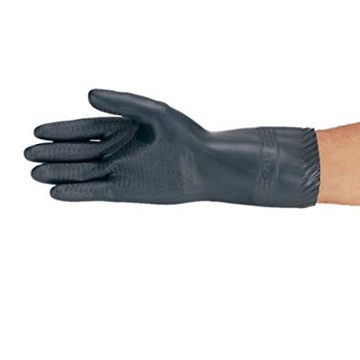 neoLab 2-4302 Säureschutz-Handschuhe schwarz, Größe 8 1/2-9, Paar von neoLab