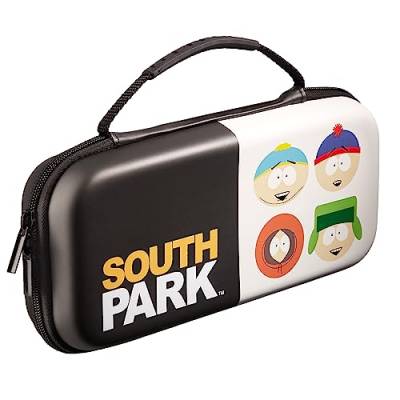 Numskull Offizielle South Park Hartschalen-Reisetasche für Nintendo Switch und OLED-Modell 2021 Konsole - Passt für 10 Spiele und Switch-Zubehör von numskull